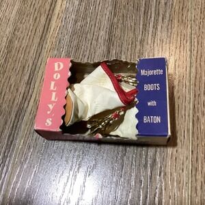 Vintage Dolly's Majorette Boots with Baton‎ Doll Accessory in Box